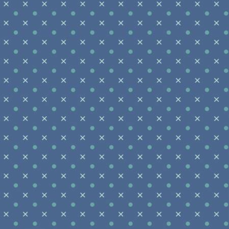 108" Bee Dots - Denim