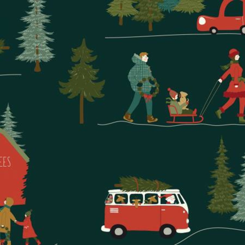 108" Christmas Is in Town  - Forest