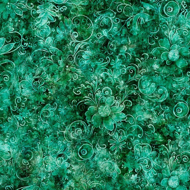 108" Queen's Garden-Green 40 BOLT108-QUEENSGARDEN40