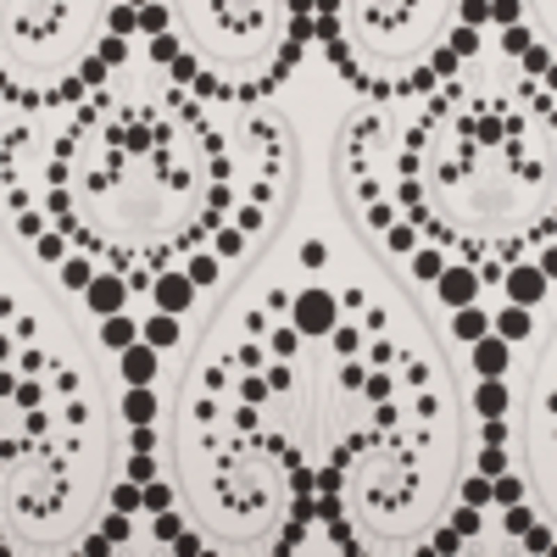 Black Swirls Cotton Blend