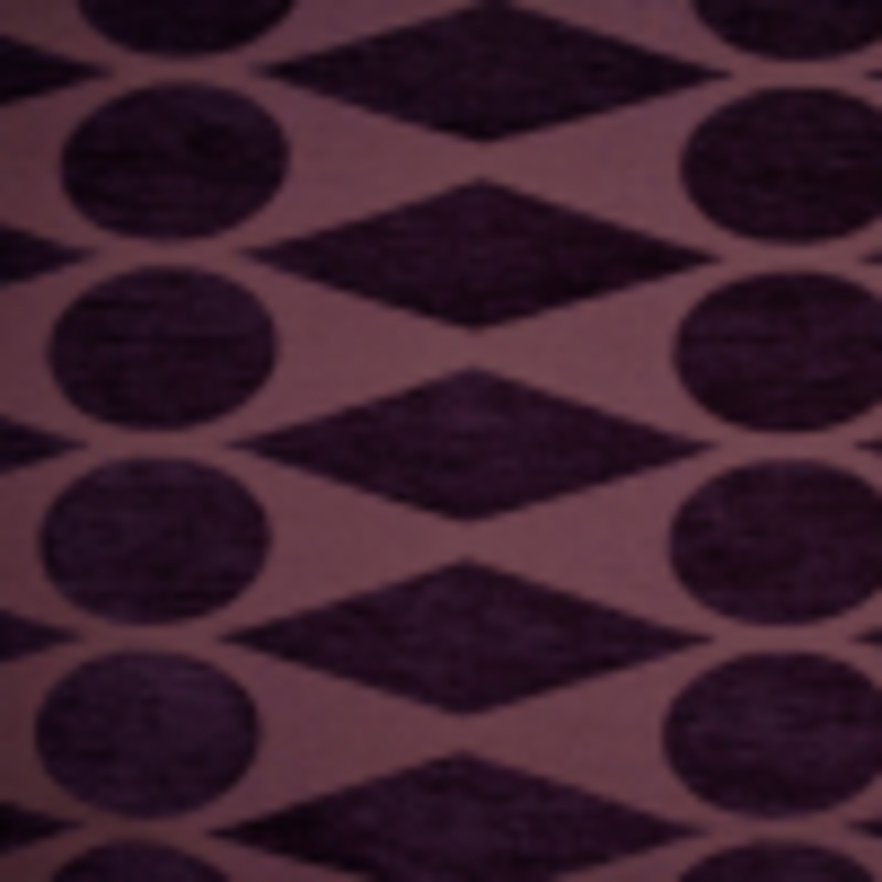Aubergine Geometric Chenille