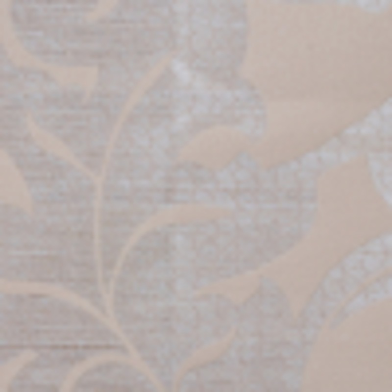 Beige Damask Floral Poly