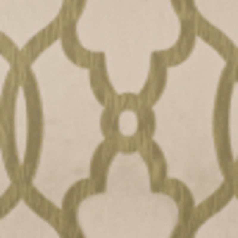 Beige Geometric Brocade