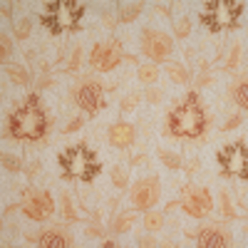 Beige/Gold Floral Brocade