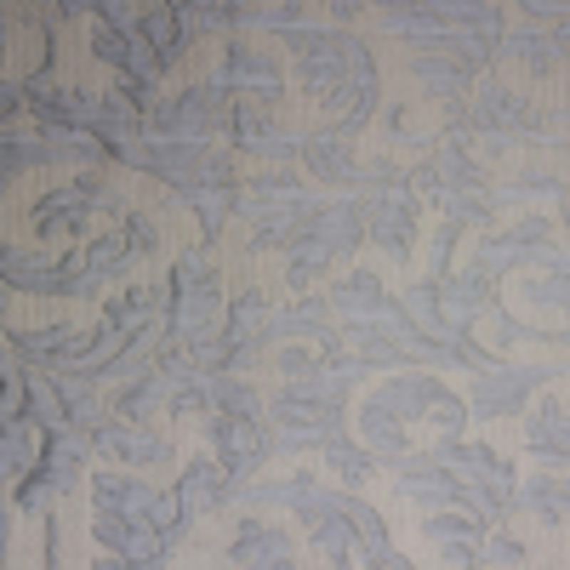 Beige/Green Damask Woven