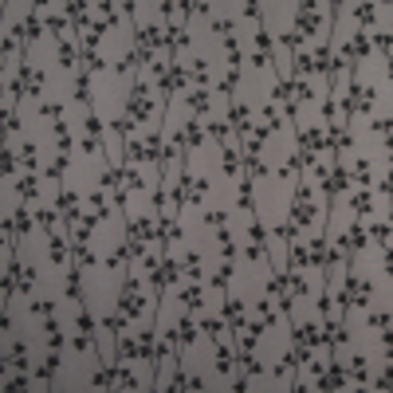 Black Floral Woven