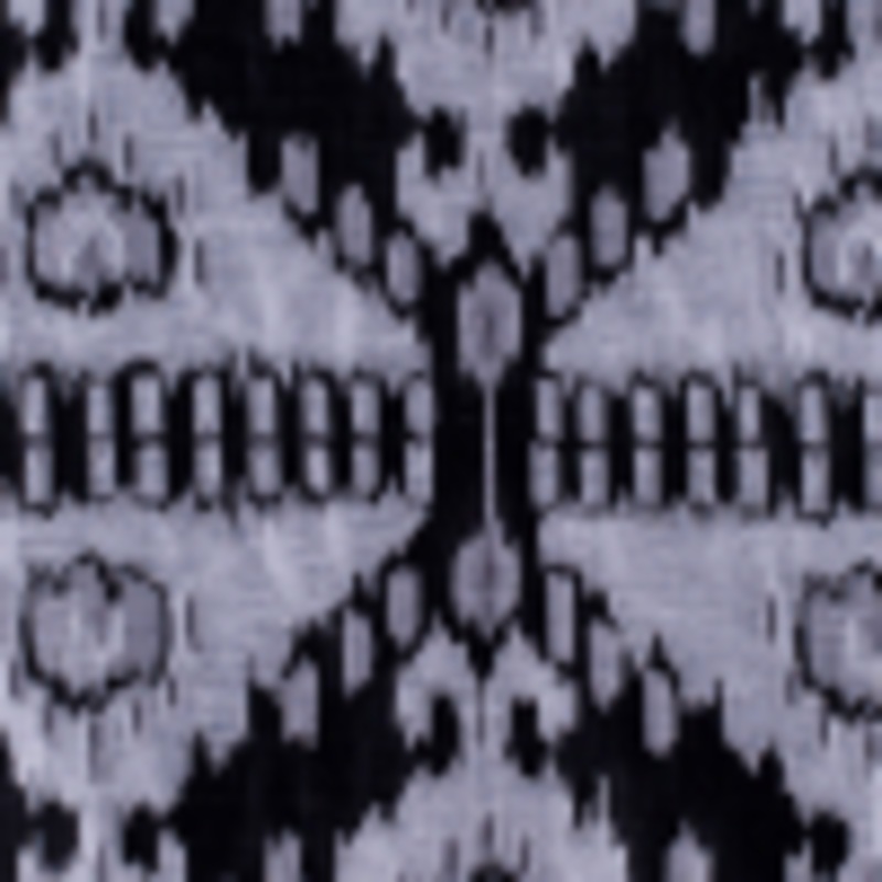 Black Ikat Poly