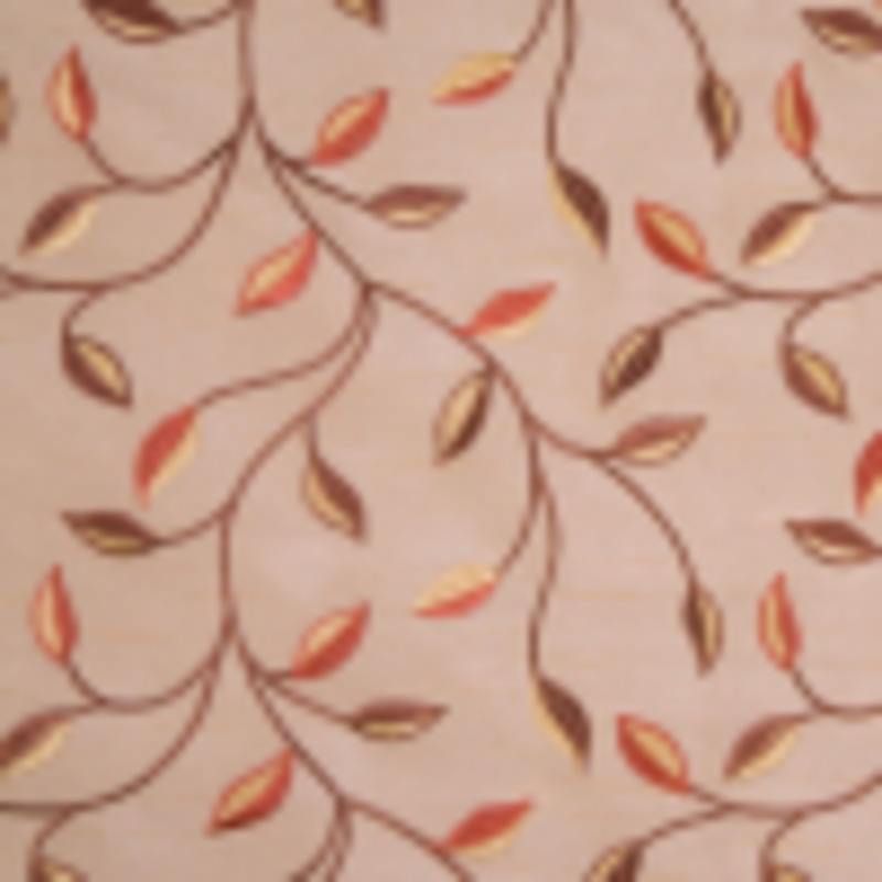 Victorian Gold/Rustique/Cinnamon/Gold Floral Shantung   /Dupioni