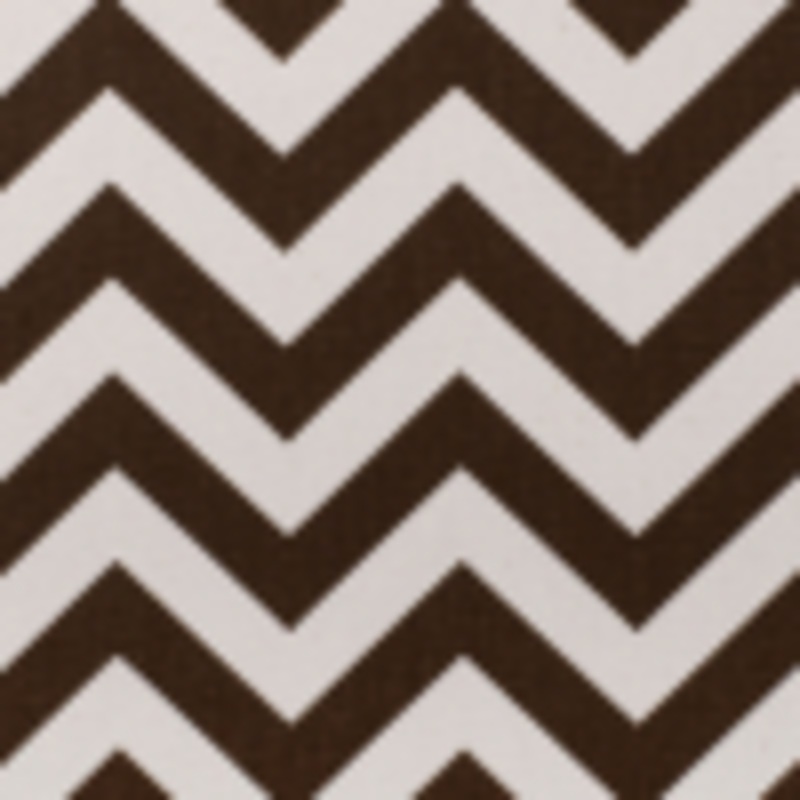 Village Brown/Natural Zig Zag Canvas