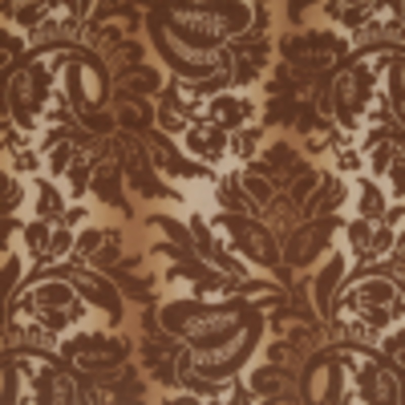 Beige/Brown Floral Brocade