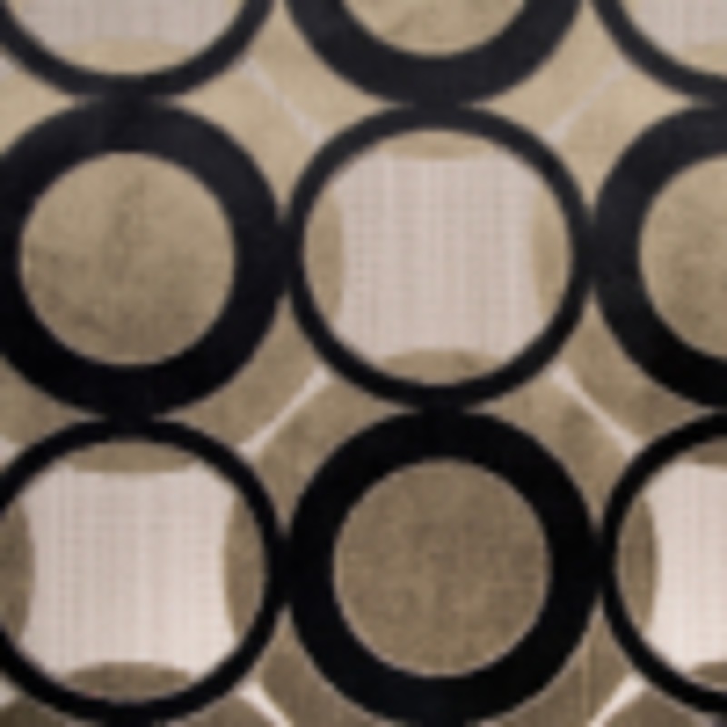 Black/Gray Geometric Chenille