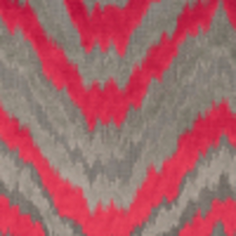 Black Ikat Chenille