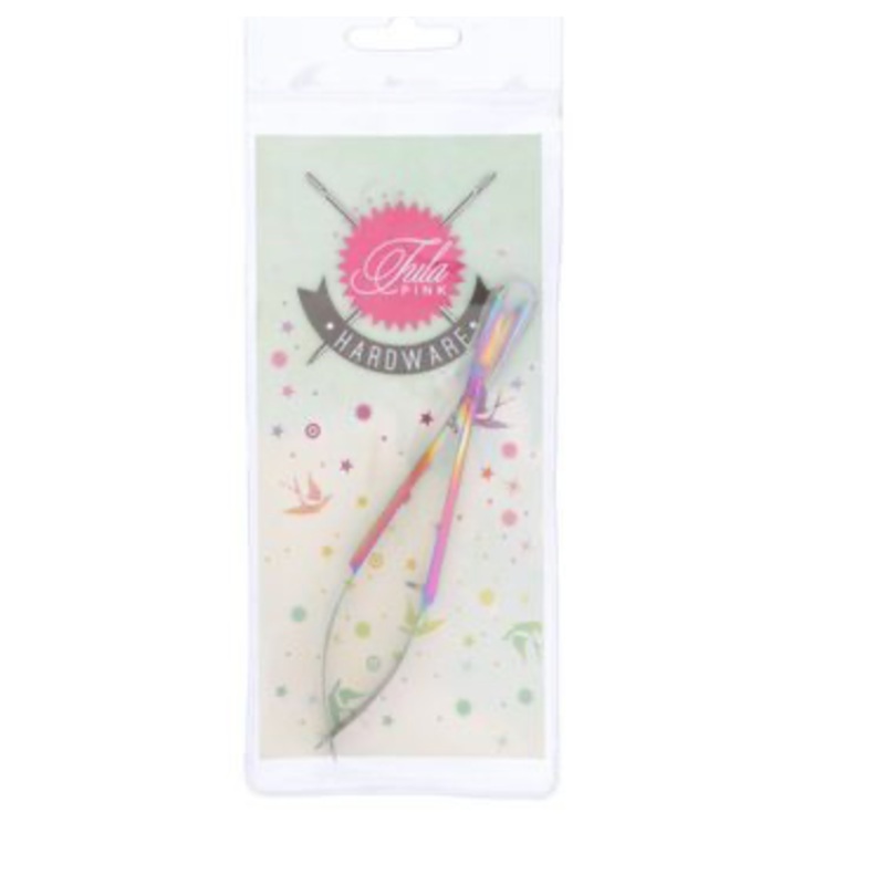 Tula Pink 4.5 EZ Stitch Snip with Hook Blade TP738SBT - Special Order