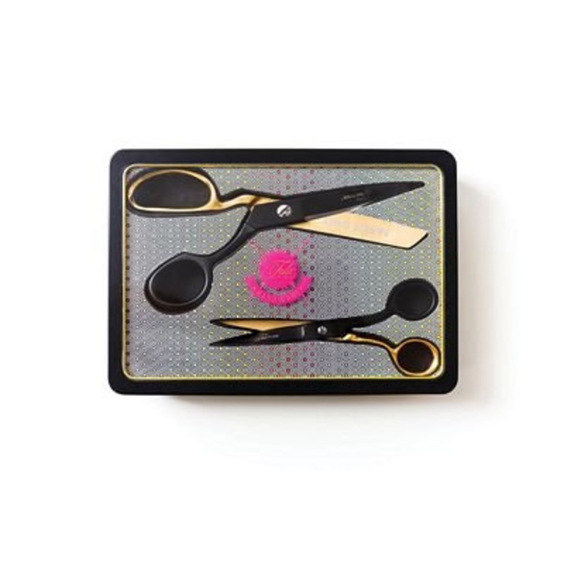 Tula Pink Limited Edition Black & Gold Scissor Tin TPLIMITED1 - Special Order