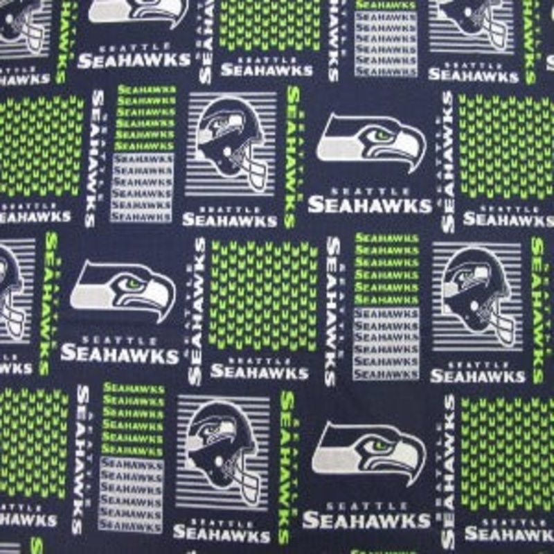 60" Wide NFL Seattle Seahawks 100% Cotton #6470D
