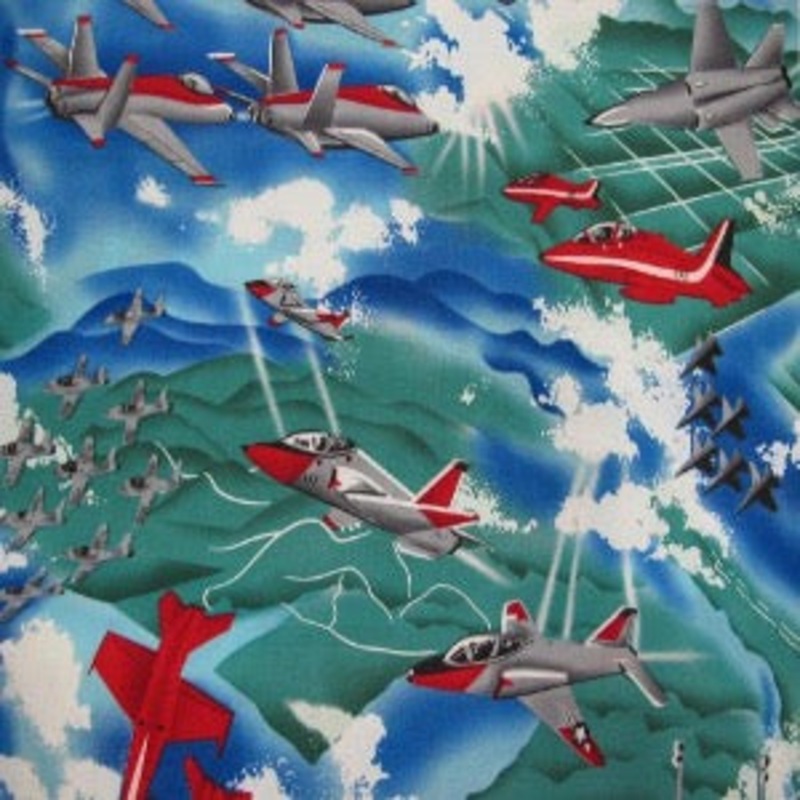 45 Air Show Royal 100% Cotton  #10067