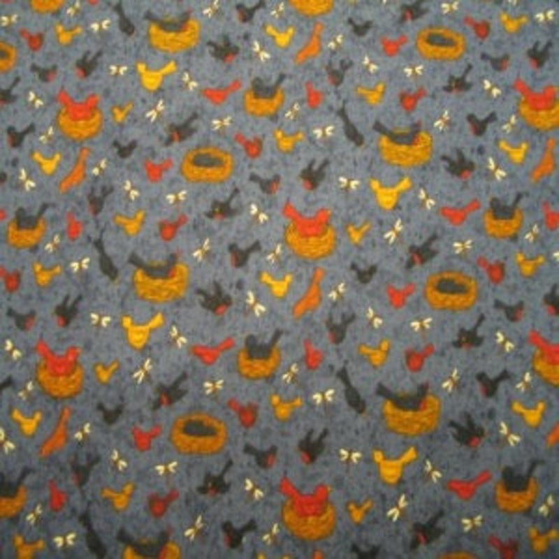45 Birds and Nest 100% Cotton