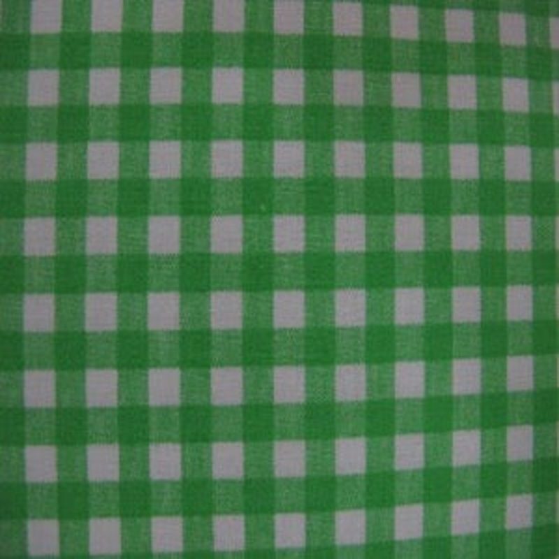 45 Check 1/4 100% Cotton LIME ON WHITE #FP-6827