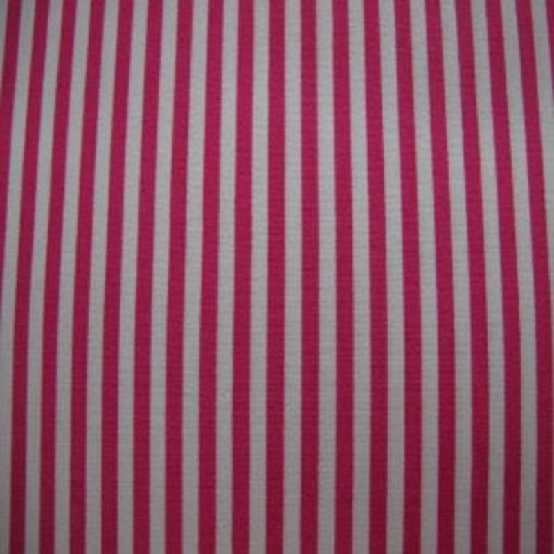 45 Stripe 1/4" 100% Cotton Pink and White