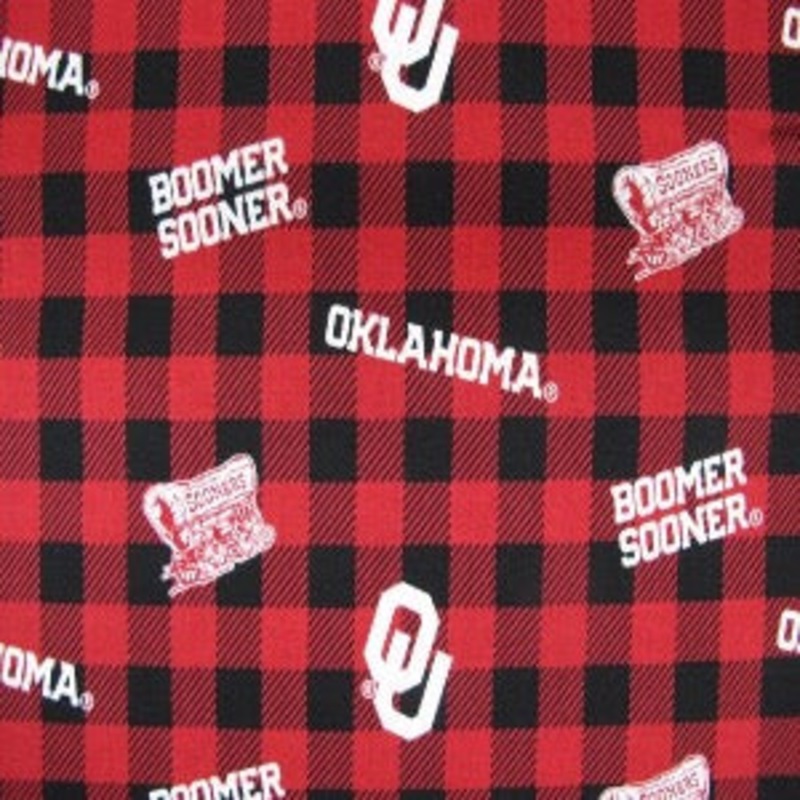 45  University of Oklahoma Buffalo Plaid #OU-1207