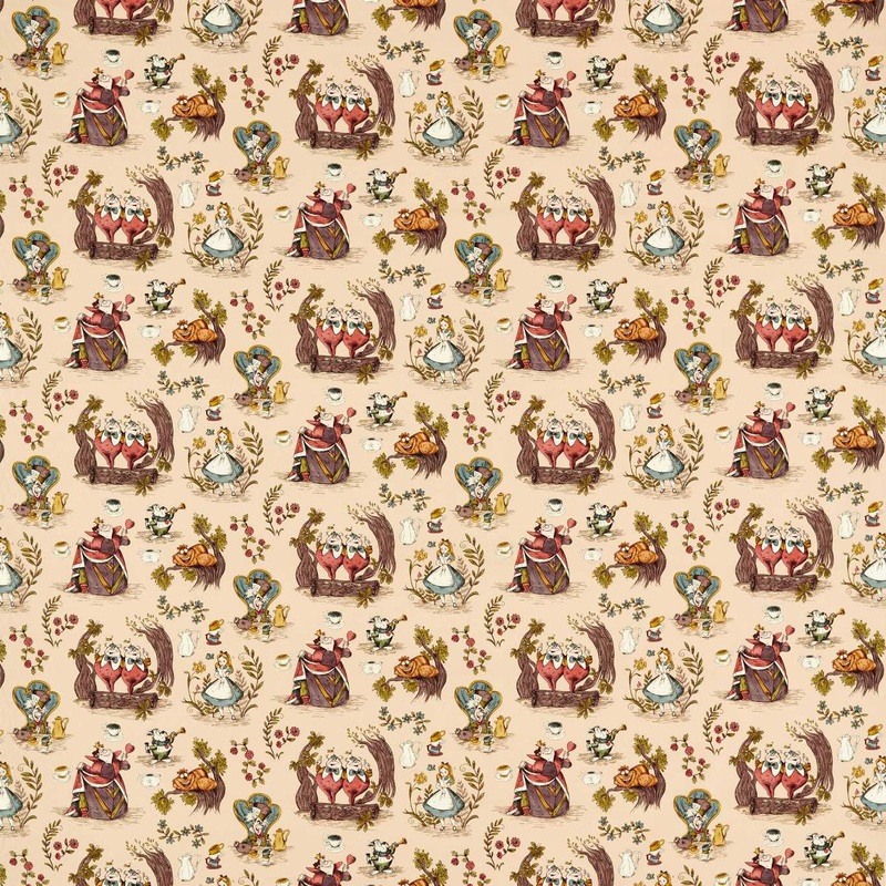 Alice In Wonderland Fabric