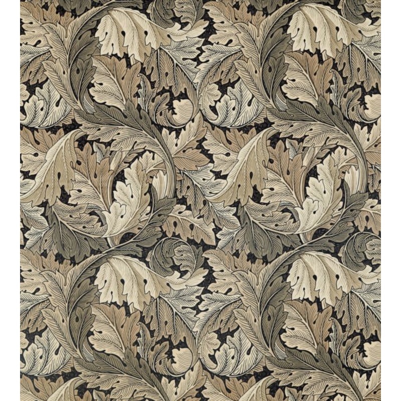 Acanthus Fabric - Charcoal/Grey - 226399 - Morris & Co