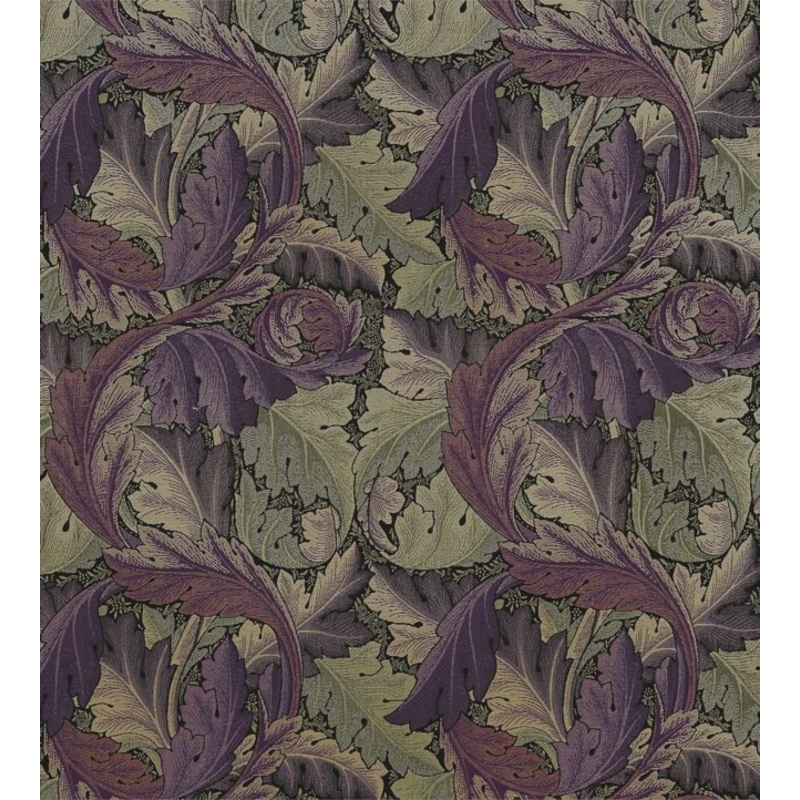 Acanthus Tapestry Fabric - Grape/Heather - 230271 - Morris & Co