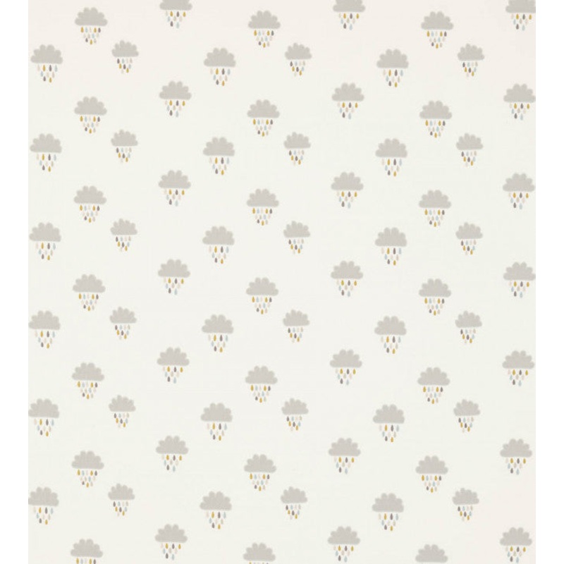 April Showers Fabric - Bourbon / Rubble / Honey