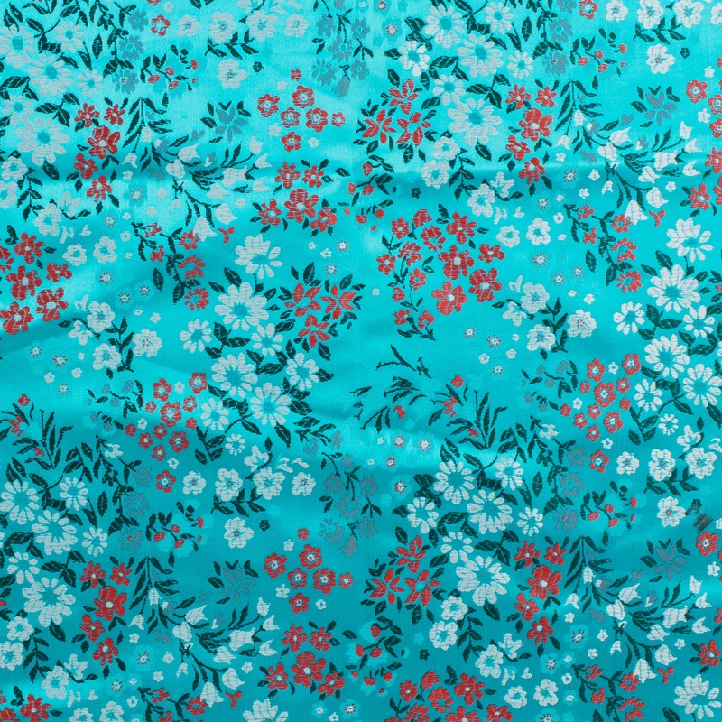 Chinese Brocade - 046 - Turquoise