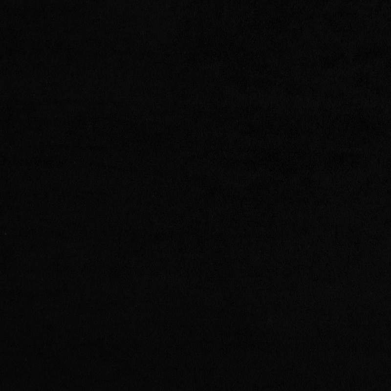 Cotton Poly Terry - PLUSH - Black