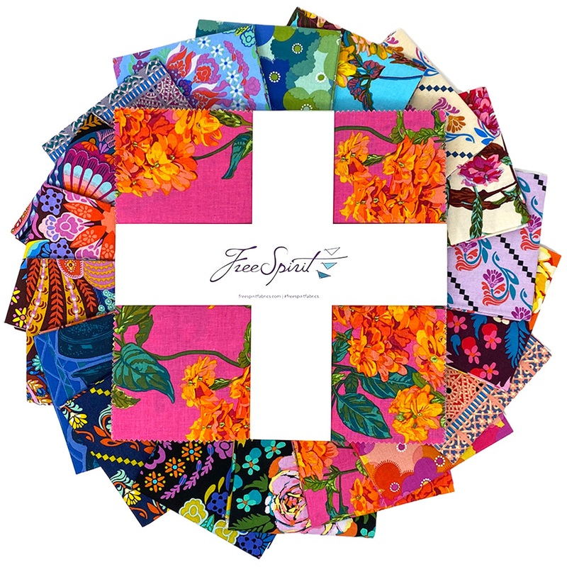 Fluent Quilt Fabric by Anna Maria Horner - 10" Charm pack - set of 42 10" squares - FB610AH.FLUENT