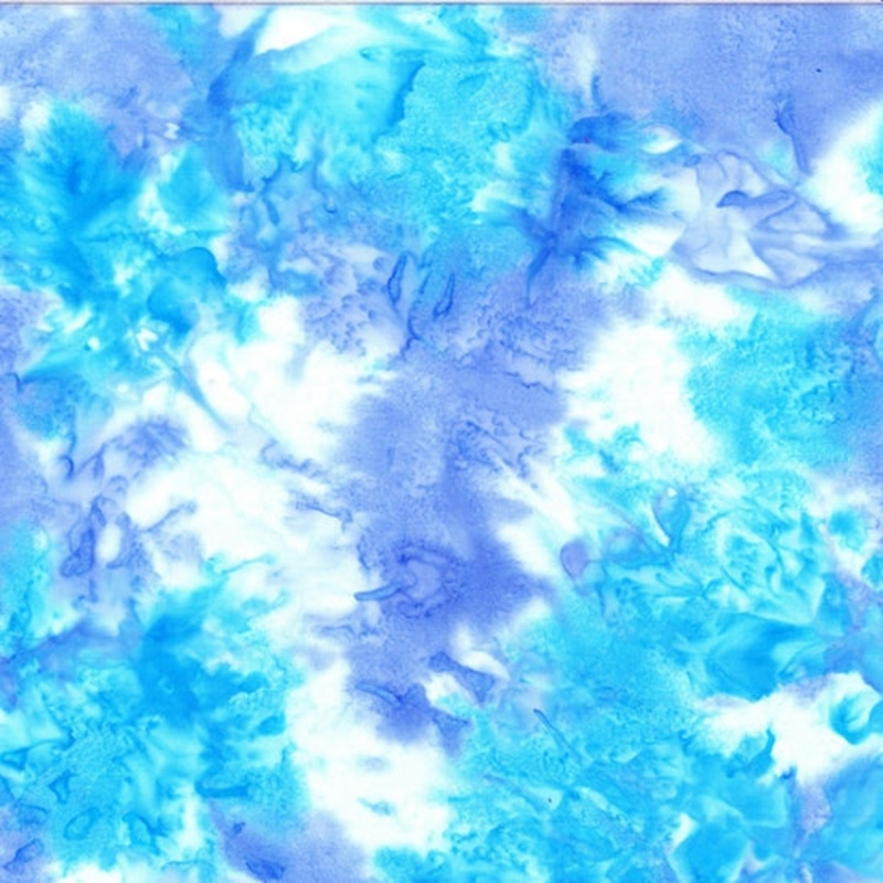 2023 Hoffman Challenge Bali Batik Quilt Fabric - Mottles in Seafoam Blue - 1384-79
