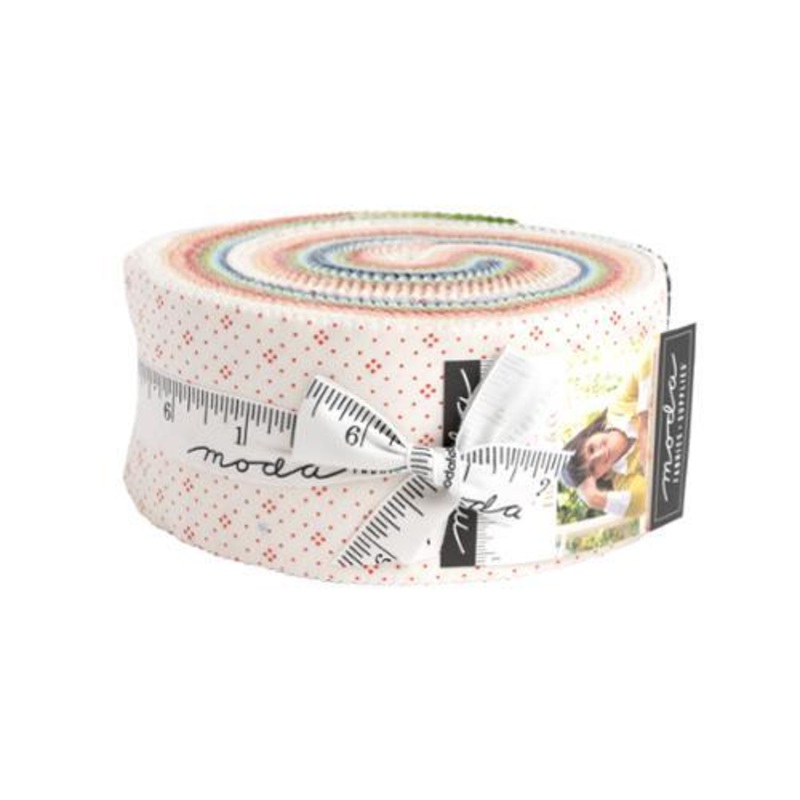 MODA Eyelet Jelly Roll - 20488JR - Cotton Fabric