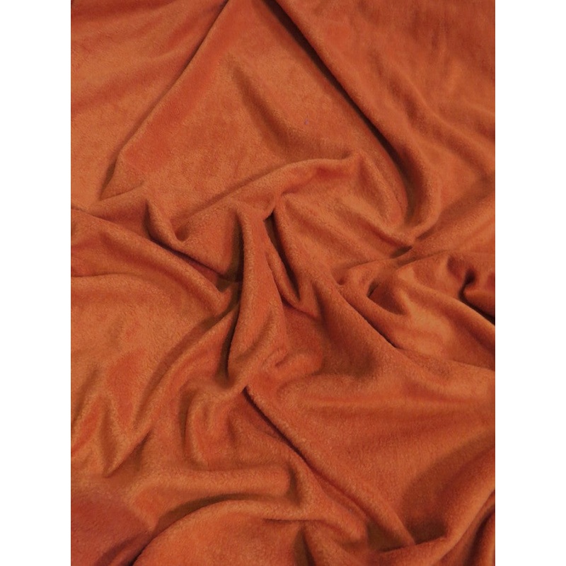 Fleece Fabric Solid / Copper / 30 Yard Roll