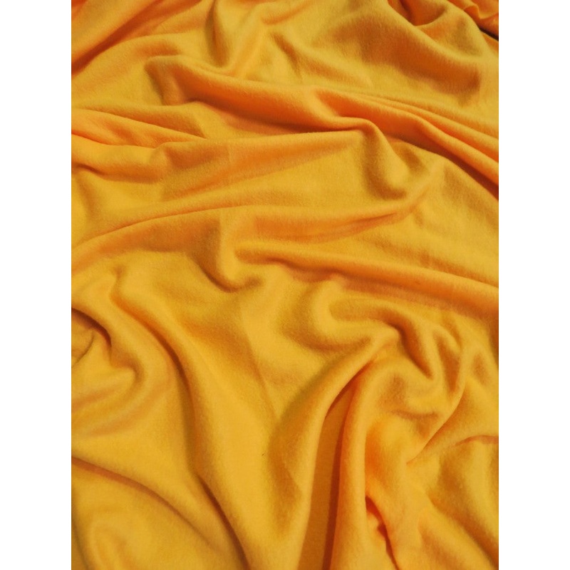 Fleece Fabric Solid / Golden Yellow / 30 Yard Roll